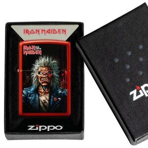 Hard To Find Iron Maiden 50th Anniversary Zippo Lighter